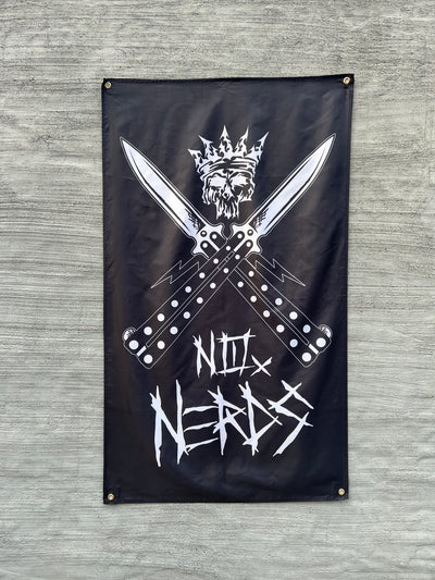 Garage Banner:  No Nerds ⚔️