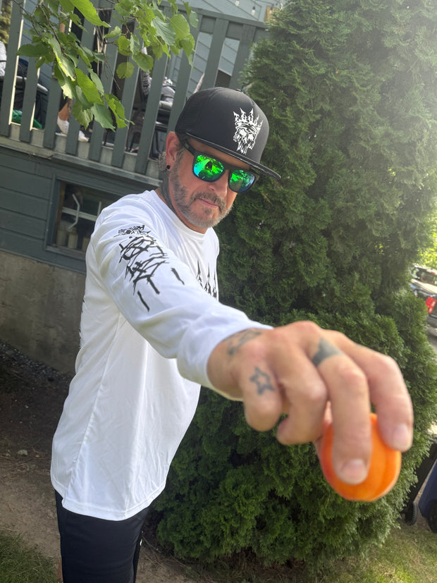 Full Speed or No Speed (WHT) Long Sleeve Jersey