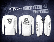 Full Speed or No Speed (WHT) Long Sleeve Jersey