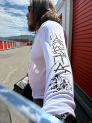 Full Speed or No Speed (WHT) Long Sleeve Jersey
