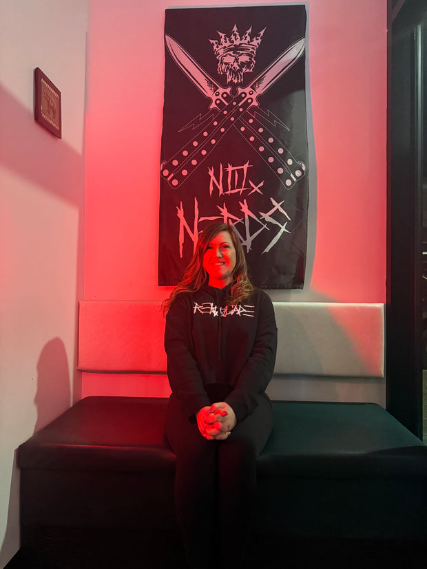 Garage Banner:  No Nerds ⚔️