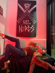 Garage Banner:  No Nerds ⚔️